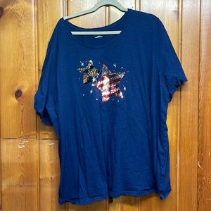 Blue women’s top